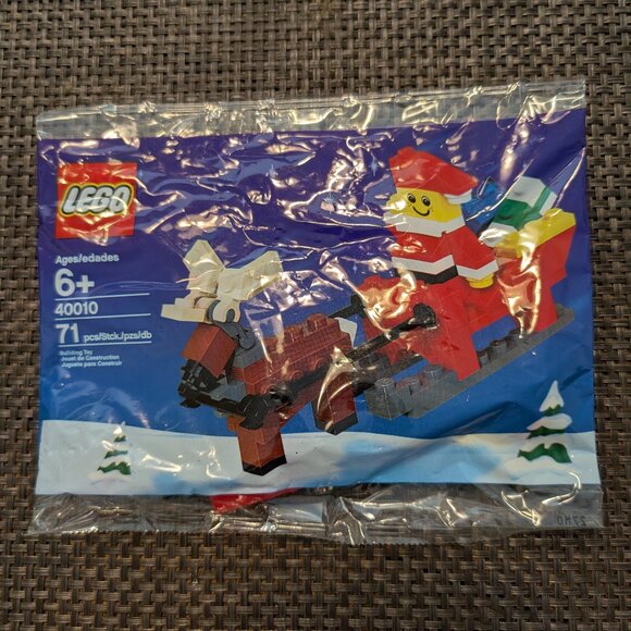 Lego Santa and Reindeer mini building set 40010 - Picture 1 of 1